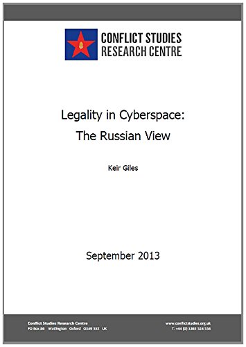 Legality in Cyberspace: The Russian View      Paperback – September 1, 2013