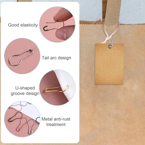 Épingles de sécurité en métal robuste pour haute couture et projets de tricot
