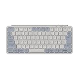 【国内正規品】Keychron B1 Pro ウルトラスリム ワイヤレスキーボード、ZMKカスタマイズ、シザースイッチ、2.4 GHz/Bluetooth 5.2/有線接続、ロングバッテリーライフ、Mac Windows Linux対応 (レトロブルー, JISレイアウト)