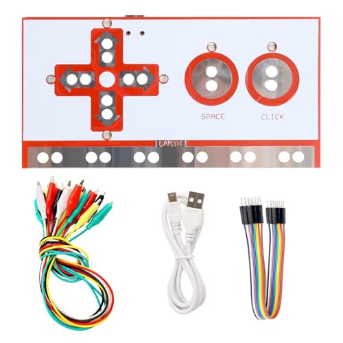 Ulegqin Complete MK Set Deluxe Kit Controller Board, Includes USB Data Cable, Alligator Clips, and Jumper Wires, Perfect for Education and DIY Innovation