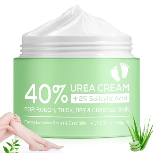 150g Urea Foot Cream,Cracked Heel Repair Cream For Feet and Hand, Callus Remover For Dry And Hard Skin,Urea Cream for Feet with Hyaluronic Acid,Tea Tree,and Aloe Vera for Deep Moisturizing - Image 5