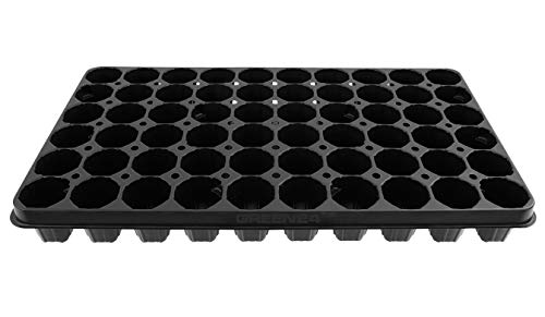GREEN24 QP Topfplatte Multitopfplatte mit 60 Töpfen, Anzuchtplatte, Topfpalette Anzucht Töpfe, passend zum Gewächshaus Hydroponik 60 GREEN24 QP Topfplatte Multitopfplatte mit 60 Töpfen, Anzuchtplatte, Topfpalette Anzucht Töpfe, passend zum Gewächshaus Hydroponik 60