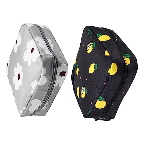 FRCOLOR 2個 巾収納ポーチ 便利なジッパーデザイン 携帯用生理用品ケース