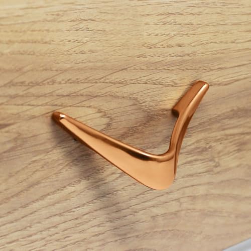 Image of VOLO V knobs for Drawers and cabinets for Home /Kitchen /Offices and Hotels - Versatile Solution for Home, Hotel, and Office Doors (2, Rose Gold)