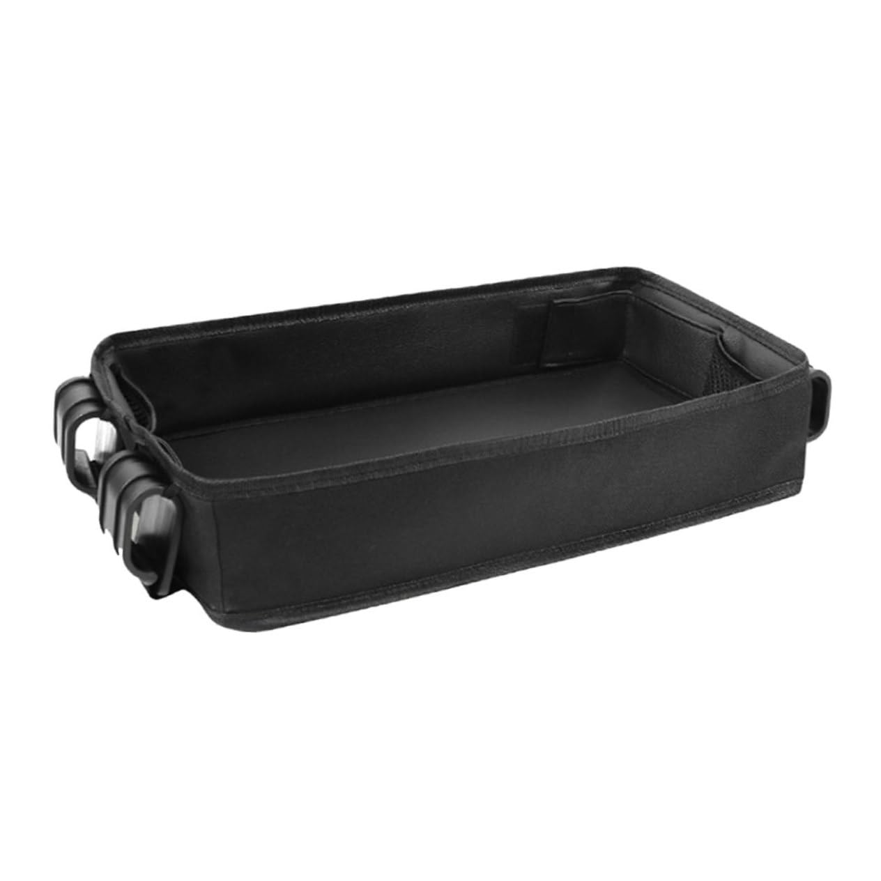Sosoport Vassoio Snack Per Passeggino Nero Portabicchieri Snack e Organizer Per Accessori Compatibile Carrozzine e Passeggini