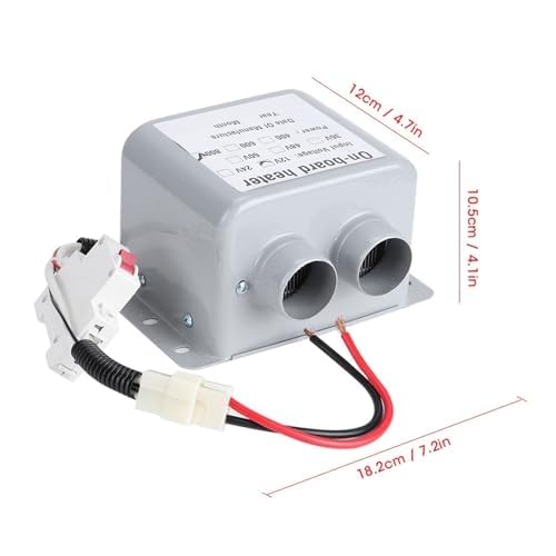 Elektro-Autoheizung, 12V 800W 2-Loch-Winterheizung Hocheffiziente Sicherheitsabtauentfernung für Camping, Glas Abtauen
