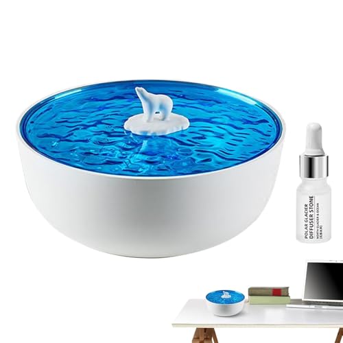 Altavoz inalámbrico LED, altavoz inalámbrico de luz nocturna | Iluminación inalámbrica multifuncional de proyector inalámbrico | Decoraciones estéticas para el hogar Iluminación LED para escritorios E