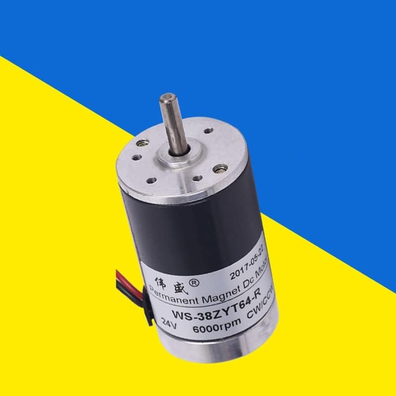 38mm permanent magnet DC high speed 12V/24V 2000/3000rpm 4000rpm 5000rpm 6000rpm shaft 5mm eforward and reverse speed motor - (Speed(RPM): 2000, Voltage(V): 12V)