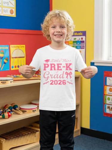 Image of Pre-K Graduation Shirt: Toddler Girls Boys Last Day of School T-Shirt Kids 2026 Preschool Graduation Gift Tops