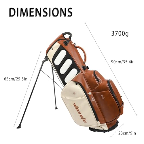 wosofe 14-Way PU Leather Stand Bag