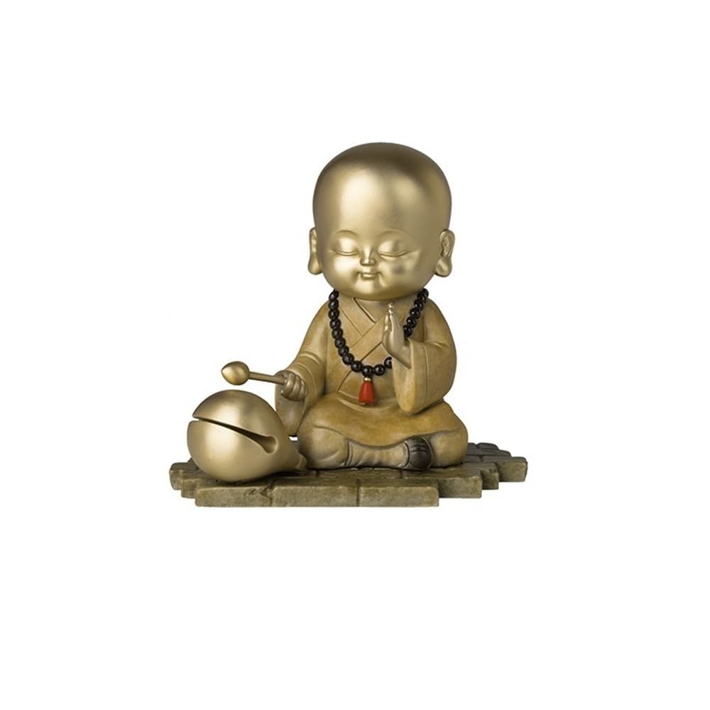 GLETSF Brass Decor Living Room Porch Decoration Office Study Desktop Chinese Style Copper Chrysanthemum Art Sculpture Zen Decoration Statues For Home Decor,