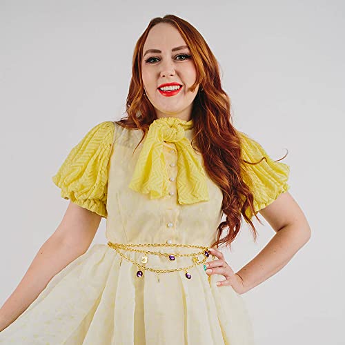 Buckle-Down Disney Belt, Chain Belt, Tangled Chain Belt with Charms3