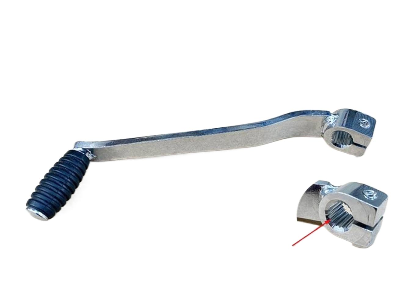 NSPmebTGW Motorcycle Gear Shift Lever Shifter Pedal Compatible with GN125 GN 125 125cc(Big Teeth)