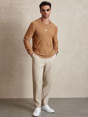 Pullover Sweaters for Men Casual Knit Pullover Sweater, Autumn3