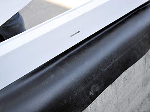 Alfa EPDM-Folie 250 mm x 20 m schwarze Dichtfolie aus EPDM-Kautschuk mit einseitigem Butyl-Streifen zur äußeren… – Bild 3