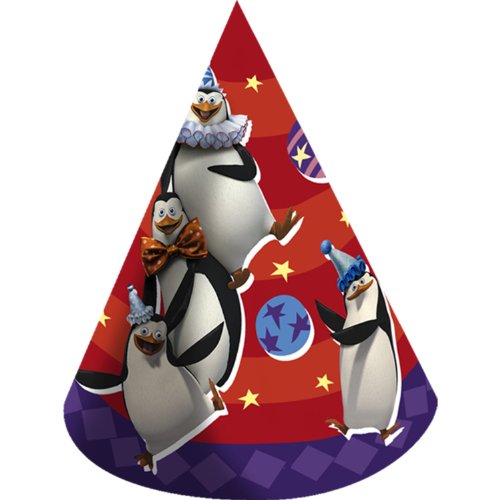 Madagascar 3 Cone Hats by KidsPartyWorld.com