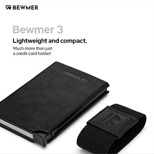 BEWMER 3 Shielded Credit Card Wallet for Men & Women | Men's Ultra Slim Wallet with Money Clip | Anti-cloning Protection Rfid Wallet For Men | Document, Pass and Credit Card Holder Minimalist Wallet4