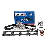 MOCA 2523120 Timing Belt Kit with Water Pump & Head Gasket Set for 2001-2005 for Honda Civic 1.7L l4...
