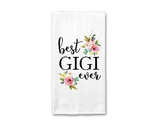 Best Gigi Ever Towel | Waffle Weave Dish Towel | Gigi Birthday Present | Gift For Mom | Mother's Day Gift | Gigi Birthday Gift #TOP23