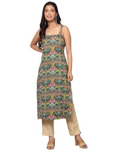 Image of PATLANI Women's Crepe Full Stitched Kurti.