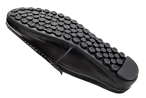 Image of Men's Classic Leather Slippers Office Casual House Slip On Backless Loafers