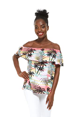 Image of Hawaii Hangover Family Matching Hawaiian Clothes, Neon Sunset Pink | Family Matching Hawaiian Clothes, Neon Sunset Pink, lightweight rayon, machine washable, tropical floral print, luaus