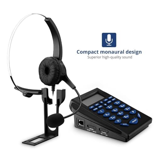 Casques de centre d'appels avec écran DTMF pour appelant - 2
