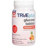 Rite Aid Glucose Tablets, Tropical Fruit, 50 Count | Blood Sugar Support Supplements for Diabetics