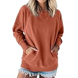 Tissu de haute qualité : pull tricoté surdimensionné à col rond et manches longues, fabriqué en tissu épais extensible de haute qualité. La doublure du pull est super douce et douce pour la peau, elle vous garde au chaud par temps frais sans être encombrante