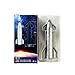 Mahfisj SpaceX Starship Rocket Model 1/400 Scale Starship Display Model Metal Diecast Decoration Ideal Spacecraft Display and Gift for Adults