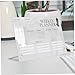 SEWACC Botanical Style Memo Board Pen Set Acrylic Memo Board Erasable for Home Office School