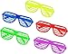 Ouinne 12 Pares Fiesta Gafas, Juguete Gafas de Sol Disfraz Diversión Gafas...