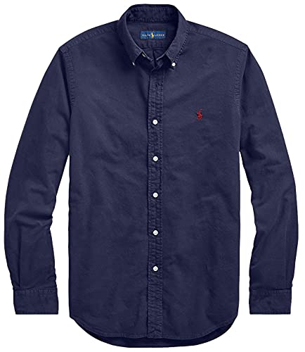 Image of POLO RALPH LAUREN Men's Classic Fit Plaid Oxford Shirt