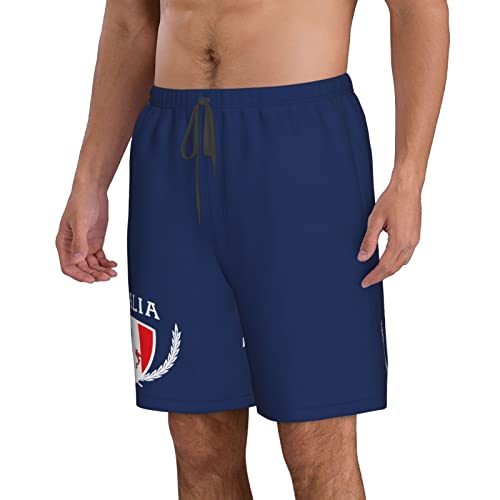Italia Italy Italian Flag Men's Beach Shorts Board Trunks Classic Bathing Suits Quick Dry Boxer Briefs2