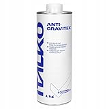 ITALKO Karosserieschutzmittel 1 kg – Schwarz, Grau oder Weiß – Steinschlagschutz Unterbodenschutz Lackierbar – Gummibeschichtung gegen Rost, Wasser, Salz – Profiqualität Spraybar