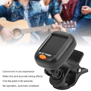 Accordeur d’ukulélé, accordeur de basse universel AT‑101 Instrument de musique pour débutant pour tous les instruments - Les Beatles, Paul McCartney, John Lennon, RIngo Starr, George Harrison Accordeur d'ukulélé, accordeur de basse universel AT‑101 Instrument de musique pour débutant pour tous les instruments – Image 2