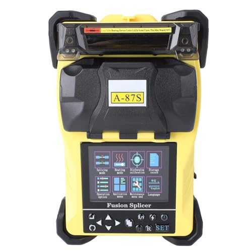 Fiber óptica Funder Plicer, Aplicación Ancha 100-240V 17 Suplicamiento Modi Modi Optical Fiber Cleaver para Radio (Enchufe de la UE 100-240V)