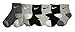 Nike Infant Baby Socks Gray Black 6 Pairs, Size 06-12 Months