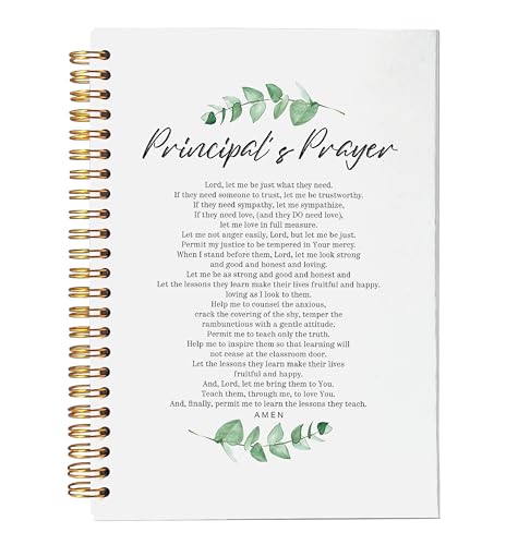 Cadeau idéal pour les principaux chefs et directeurs d'école carnet chrétien