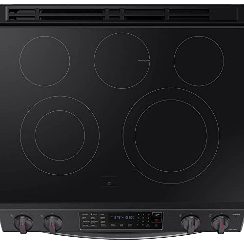 Samsung NE63T8311SG 6.3 Cu. Ft. Black Stainless Front Control SlideIn Electric Range with
