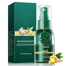 Ginger Hair Spray for Thinnig Hair, Natural Extracts Ginger Hair Spray to Dry Damaged Weak hair, Strengthening hair Root, Moisturizing & Nourish Scalp, 30ml / 1 Fl Oz