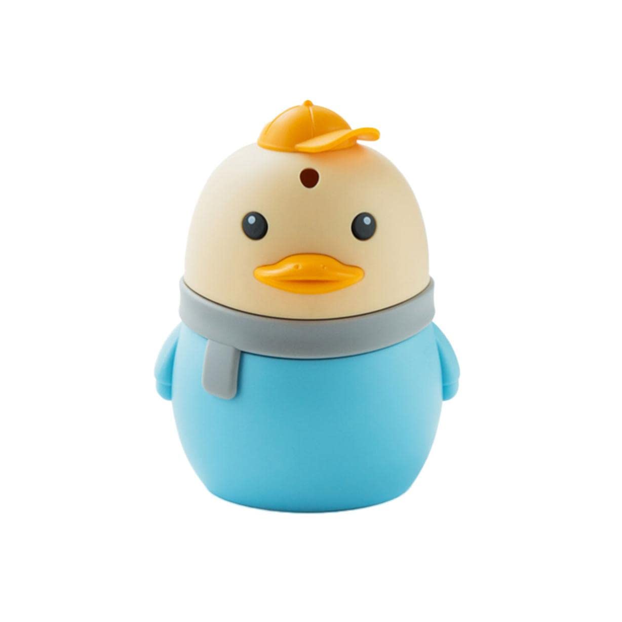 Wdwdw Blue Toothpicks Dispenser Toothpick Box Fashion Holder Plastic Desktop Duckling Automatic Press Type Jar