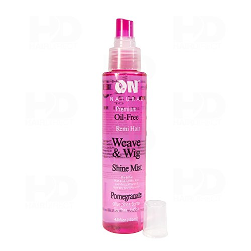 On Organic Natural Premium Oil Free Weave & Wig Shine Mist, Pomegranate 4.5 oz