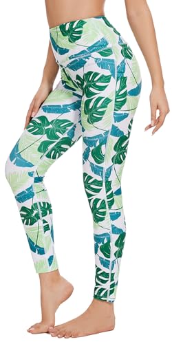 Image of Ubestyle Women's Swim Pants UPF 50+ High Waist Rash Guard Leggings | Tummy Control Built-In Liner Chlorine Resistant Quick Dry Sun Protection Beach Pool & Water Sports
