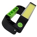 LitezAll Latchlite COB LED Rechargeable Carabiner Clip Light - Magnetic Portable USB Charger - Wireless Pocket-Sized Folding Flashlight, Work Light or Outdoor Torch - Use Hanging or Stick Anywhere