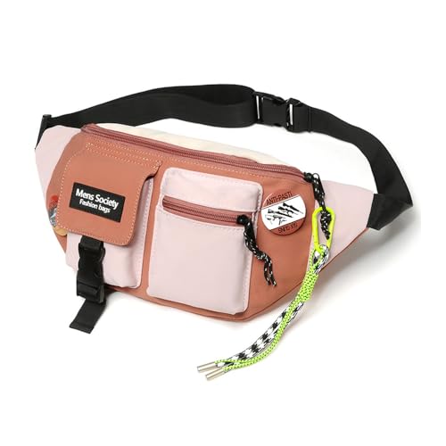 Artsoso ウエストバッグ 2WAY 多機能 収納力 ボディバッグ ベルトバッグ 旅行バッグ 調節可能ベルト 小分け用フロントポケット ショルダーポーチ ワンショルダー ヒップバッグ バイク 釣り 旅行 ランニング 仕事 作業用