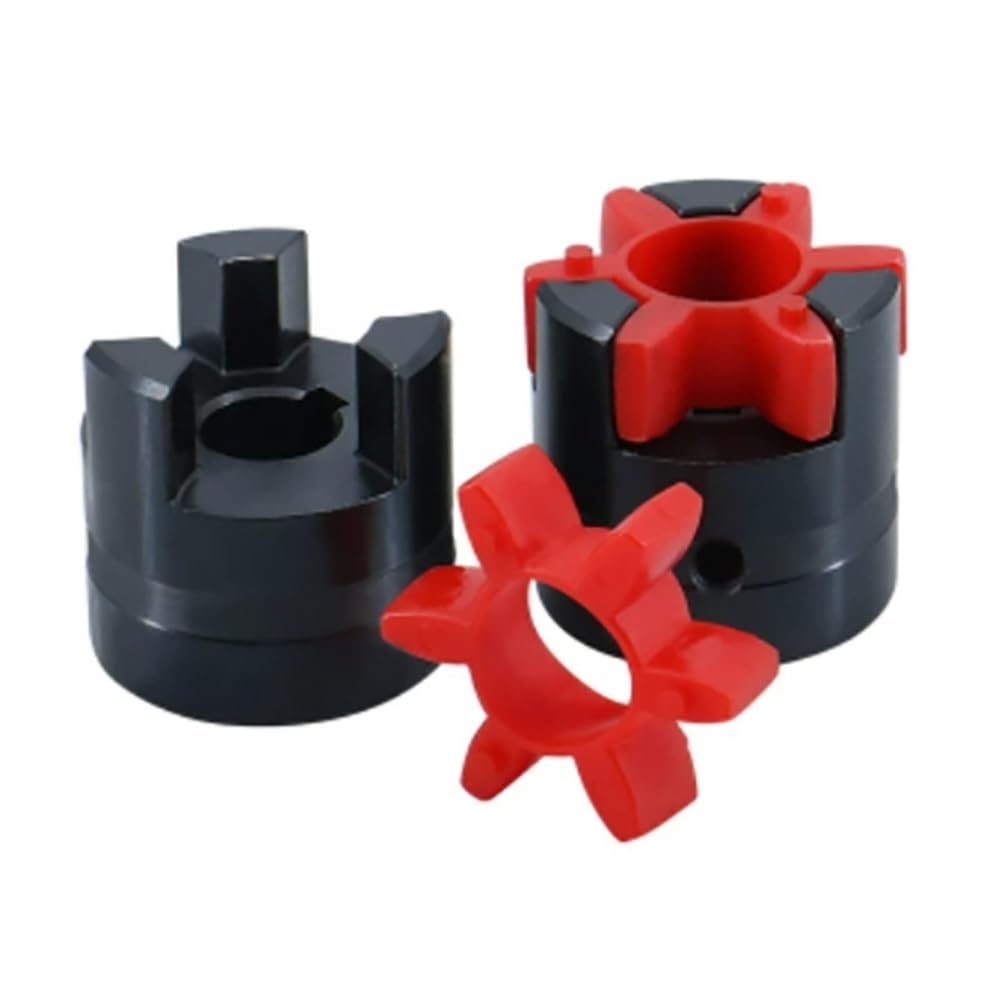 Accouplement à quatre mâchoires en acier D80 L14 for arbre moteur et embrayage Rouvert Élastique(16mm to 40mm)