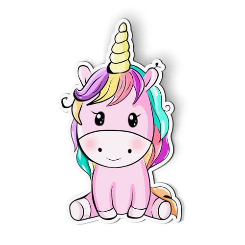 Cute Unicorn - 5" Magnet for Car Locker Refrigerator