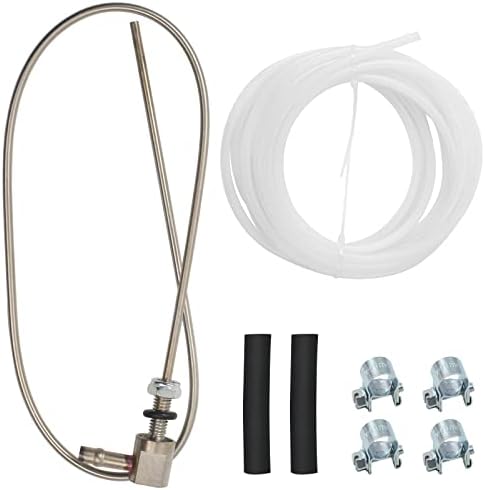 Fuel Tank Standpipe Kit for Webasto/Eberspacher, Fuel Tank Stand Pipe Kit for All Fuel Heaters Up to 4kw, Metal Fuel Standpipe Sucking Device Needle Pipe Air Parking Heater Accessories (09031118)