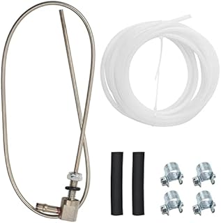 Fuel Tank Standpipe Kit for Webasto/Eberspacher, Fuel Tank Stand Pipe Kit for All Fuel Heaters Up to 4kw, Metal Fuel Standpipe Sucking Device Needle Pipe Air Parking Heater Accessories (09031118)